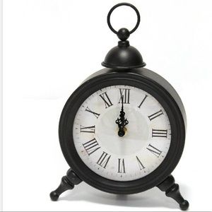 Norman Metal Table Clock Stratton Home Decor